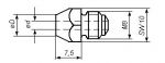 Насадка 16/40 K для пластиковых заклепок GESIPA 7141408