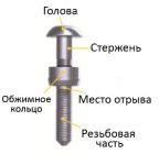 Заклепочник GESIPA PowerBird для SRB 4.8mm (3/16") C6L 1450605/7240063/7240047