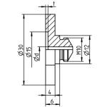 Плоская насадка PA 16/29 K c выемкой GESIPA 7101309