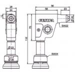 Насадка угловая для AB и PB GESIPA 7250101