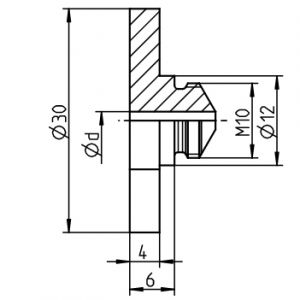 Плоская насадка P 17/27 без выемки GESIPA 7253217 ― GESIPA SHOP