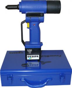 Аккумуляторный заклепочник GESIPA Powerbird с пусковым механизмом прижима 7240160 ― GESIPA SHOP